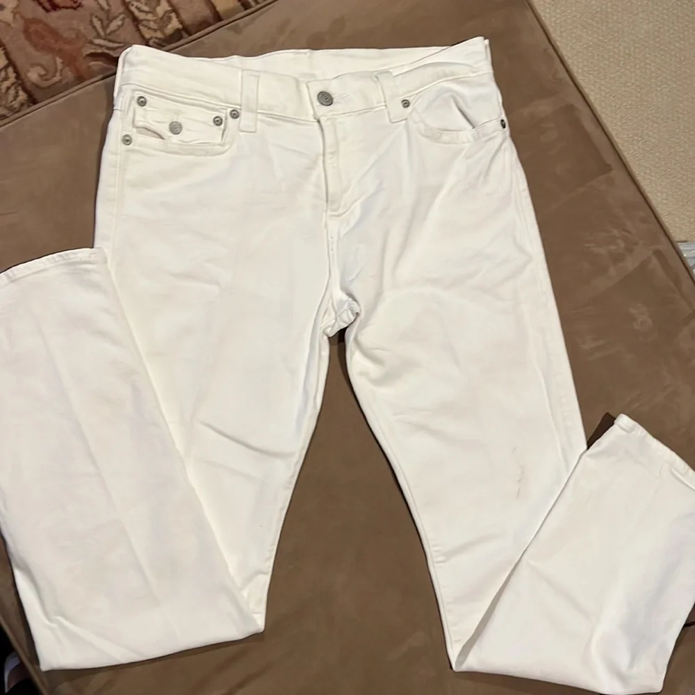 True Religion Men’s White Denim Jeans